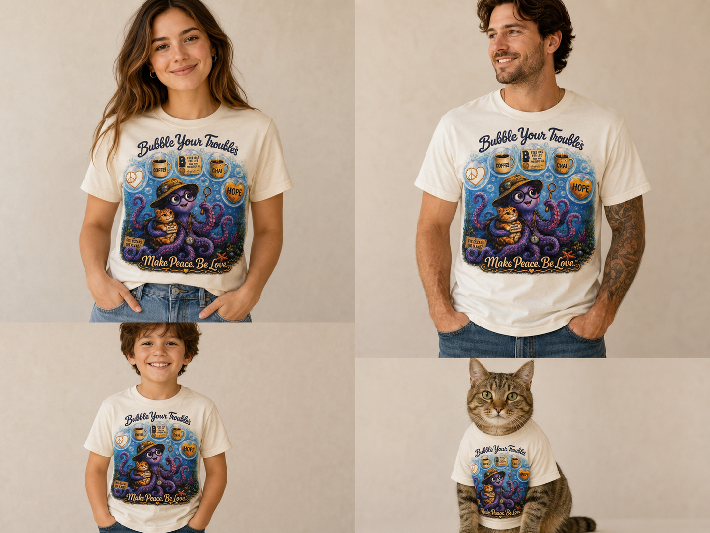 Bubble Your Troubles™ | Explorer Ocho Limited Edition T-Shirt