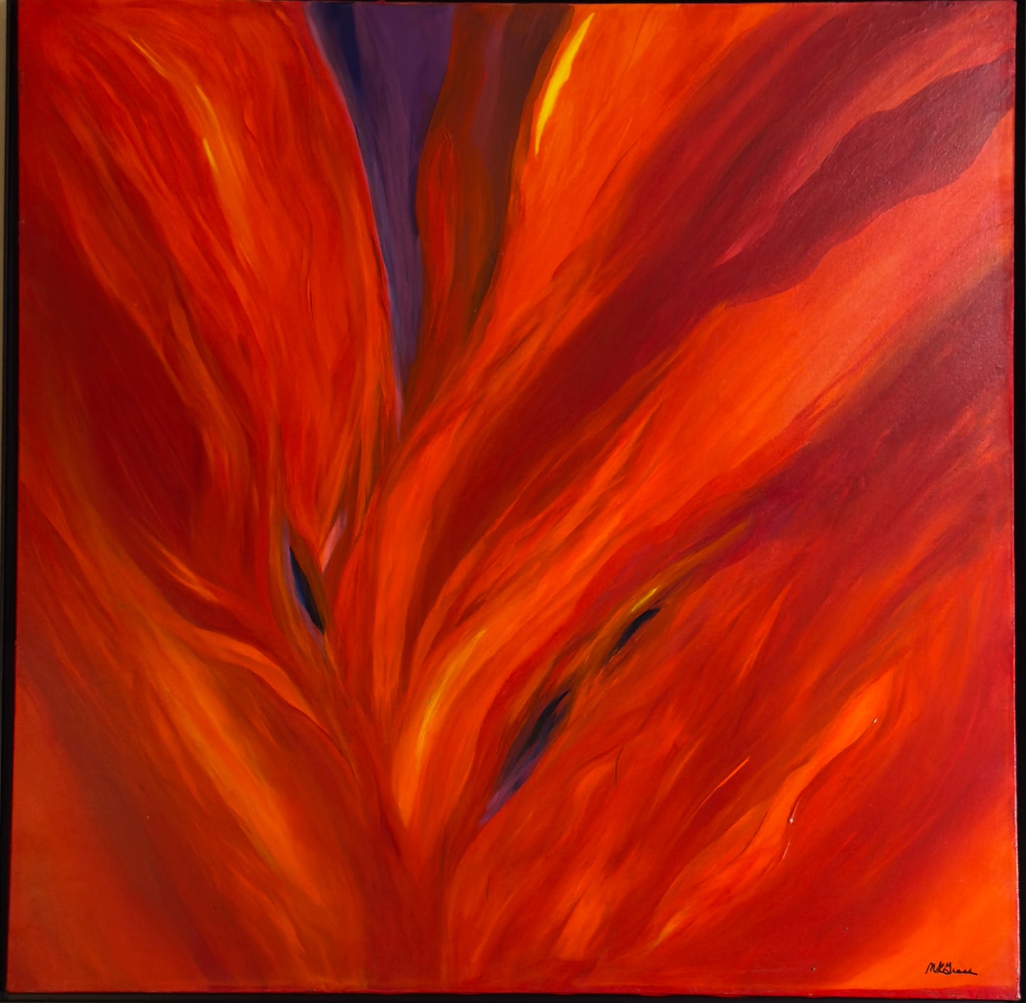 Total Joy — Original Abstract Painting (30” x 30”) mi