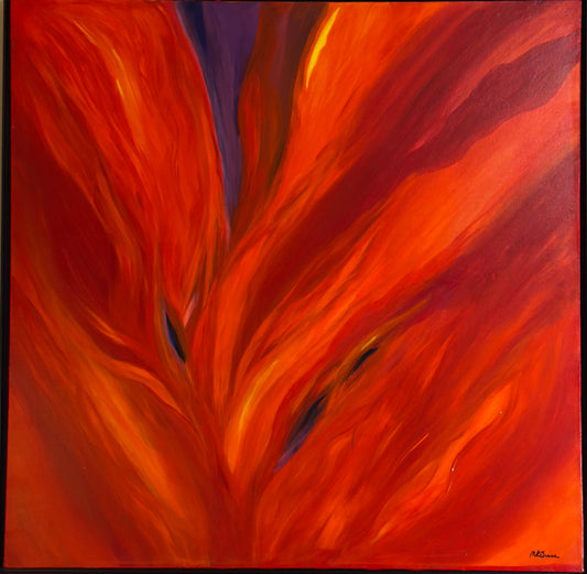 Total Joy — Original Abstract Painting (30” x 30”) mi